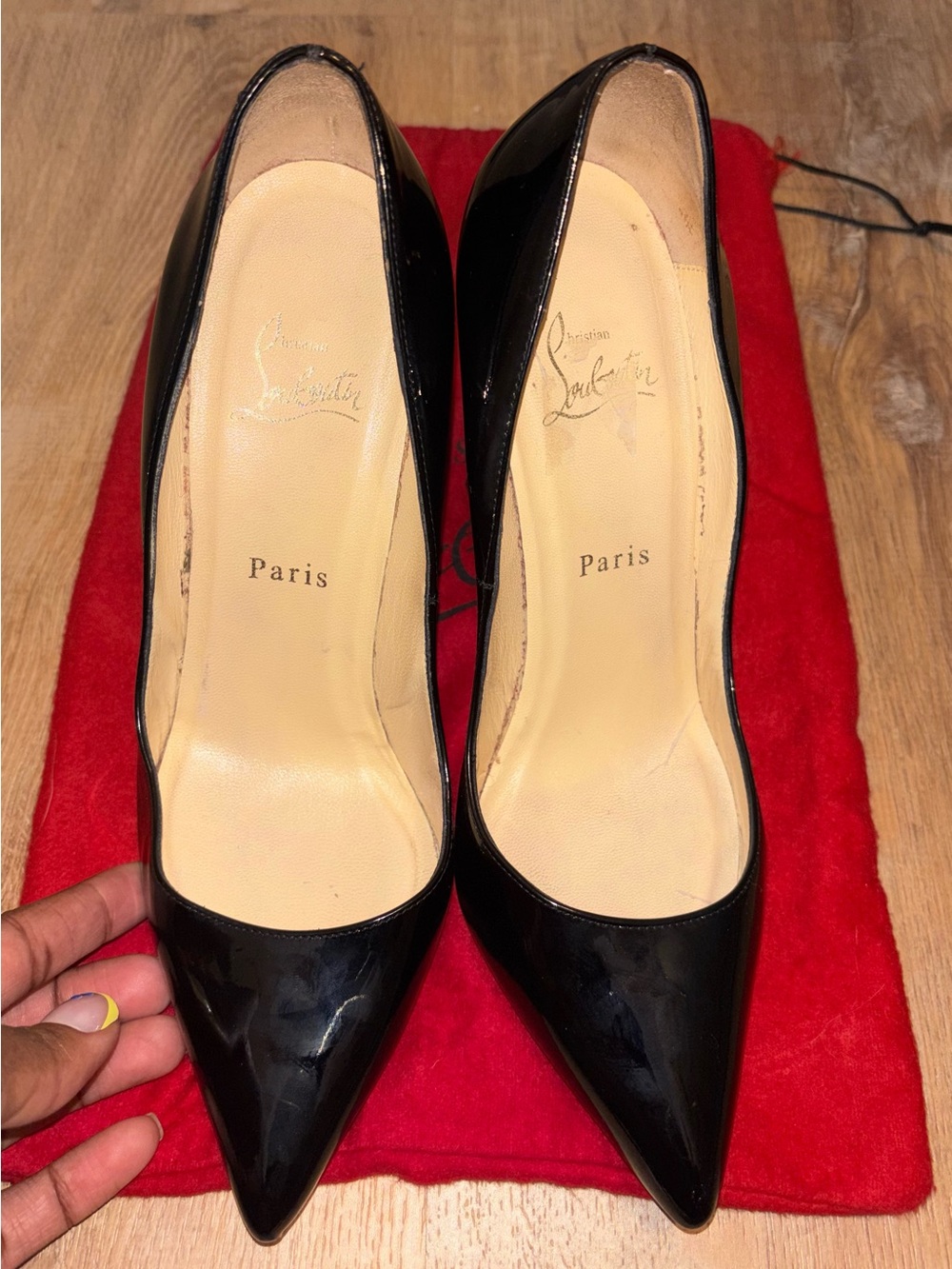 Christian Louboutin Patent Leather Pigalle 100 Pumps US 9